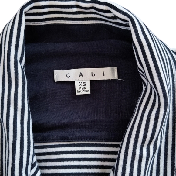 CAbi #823 Navy & White Striped Nautical Blazer Size XS - Picture 10 of 10